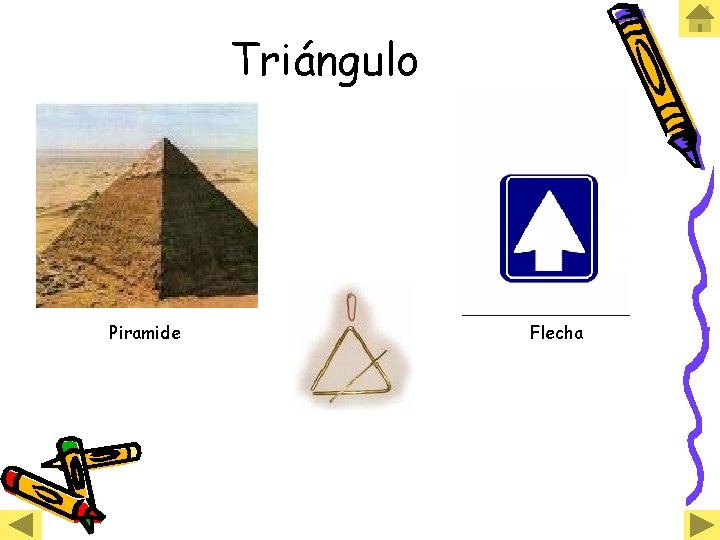 Triángulo Piramide Flecha 