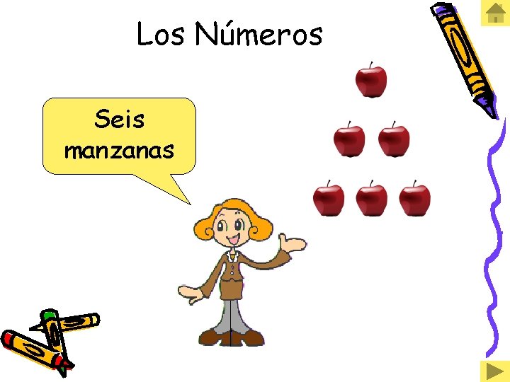 Los Números Seis manzanas 