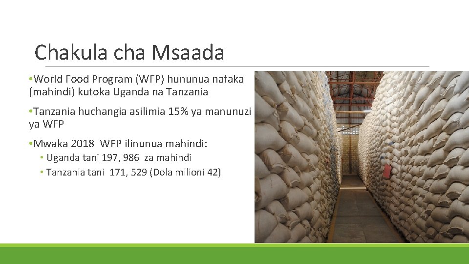 Chakula cha Msaada • World Food Program (WFP) hununua nafaka (mahindi) kutoka Uganda na