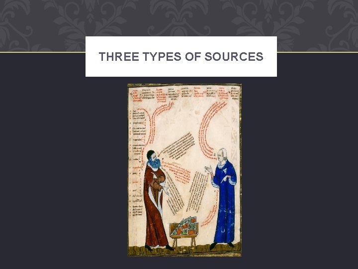 THREE TYPES OF SOURCES 