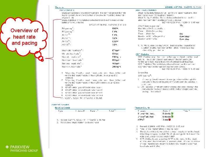 Overview of heart rate and pacing 