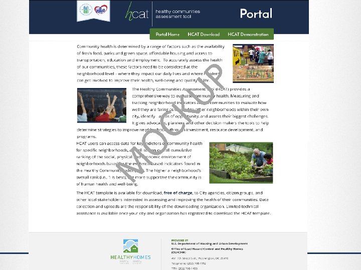 P KU OC M HUD HEALTHY COMMUNITIES TRANSFORMATION INITIATIVE (HCTI) P KU OC M HUD HEALTHY COMMUNITIES TRANSFORMATION INITIATIVE (HCTI)