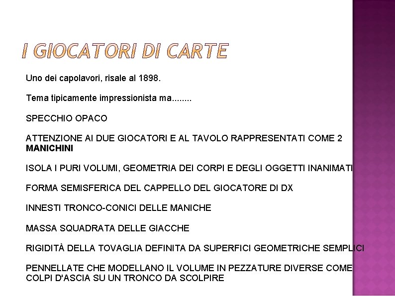 Uno dei capolavori, risale al 1898. Tema tipicamente impressionista ma. . . . SPECCHIO