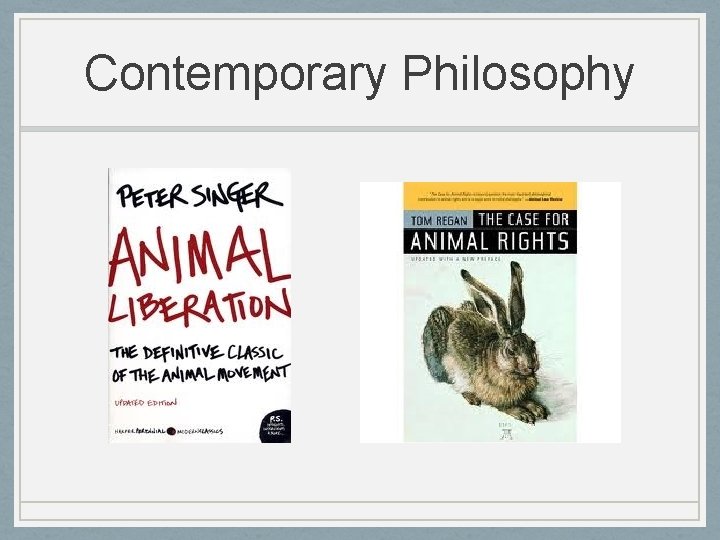 Contemporary Philosophy 