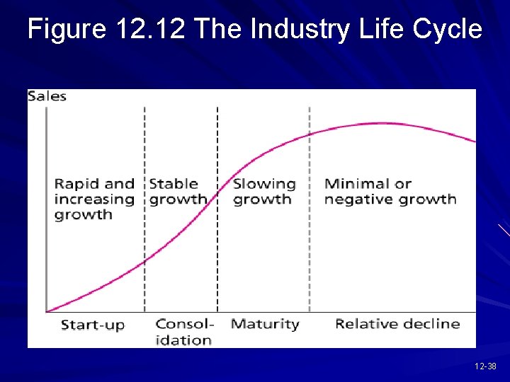 Figure 12. 12 The Industry Life Cycle 12 -38 