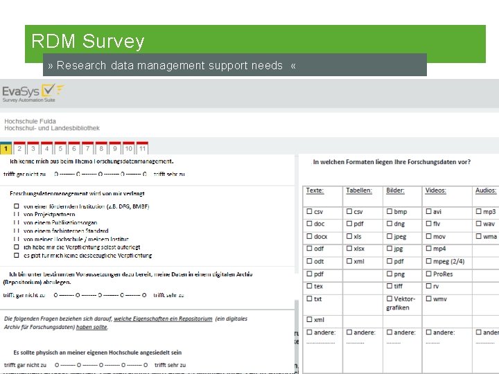 RDM Survey » Research data management support needs « 12 Research Data Management Strategy RDM Survey » Research data management support needs « 12 Research Data Management Strategy