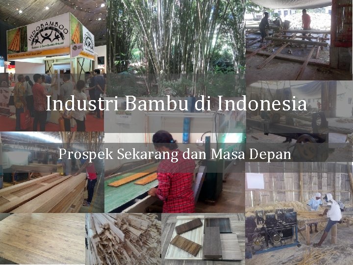Industri Bambu di Indonesia Prospek Sekarang dan Masa Depan 