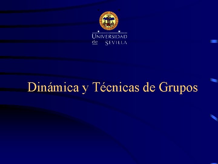 Dinámica y Técnicas de Grupos 
