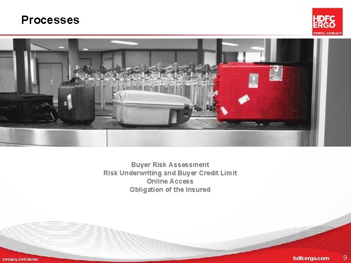 Processes Buyer Risk Assessment Risk Underwriting and Buyer Credit Limit Online Access Obligation of