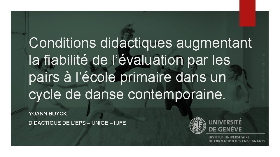 Conditions didactiques augmentant la fiabilité de l’évaluation par les pairs à l’école primaire dans