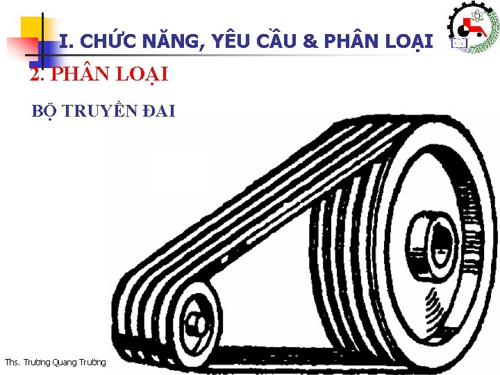 I. CHỨC NĂNG, YÊU CẦU & PH N LOẠI 2. PH N LOẠI BỘ