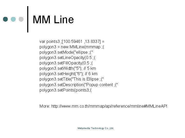 Longdo Map Workshop I MM Map API Metamedia