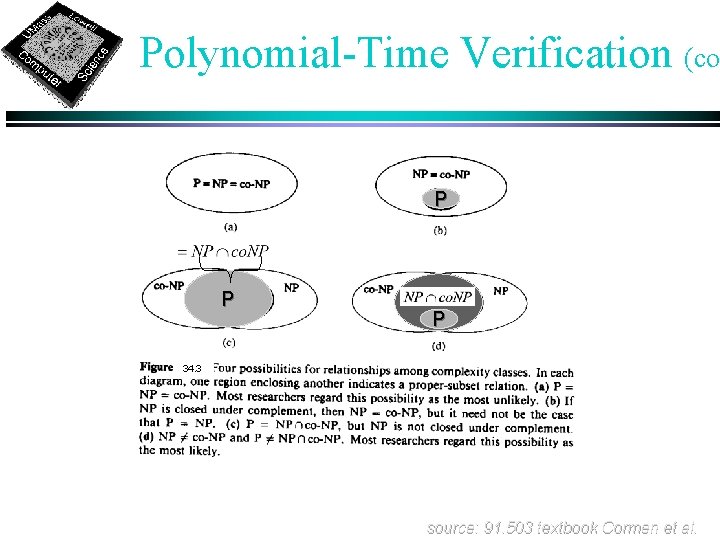 Polynomial-Time Verification (con P P P 34. 3 source: 91. 503 textbook Cormen et
