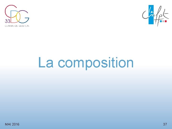 La composition MAI 2016 37 