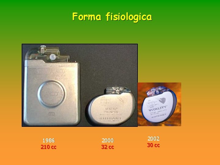 Forma fisiologica 1986 210 cc 2000 32 cc 2002 30 cc Forma fisiologica 1986 210 cc 2000 32 cc 2002 30 cc