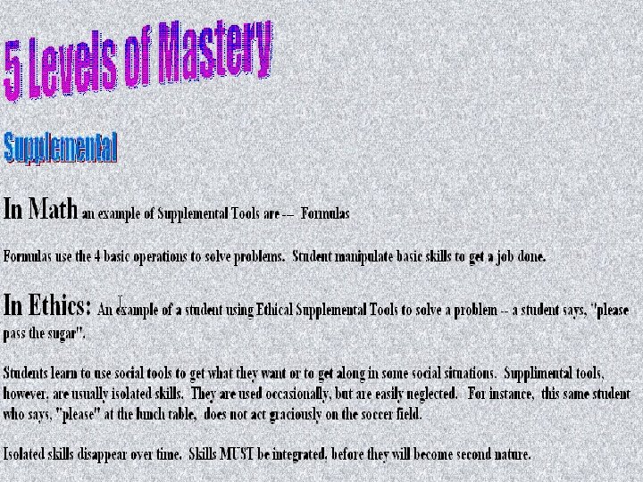 5 Levels of Mastery 