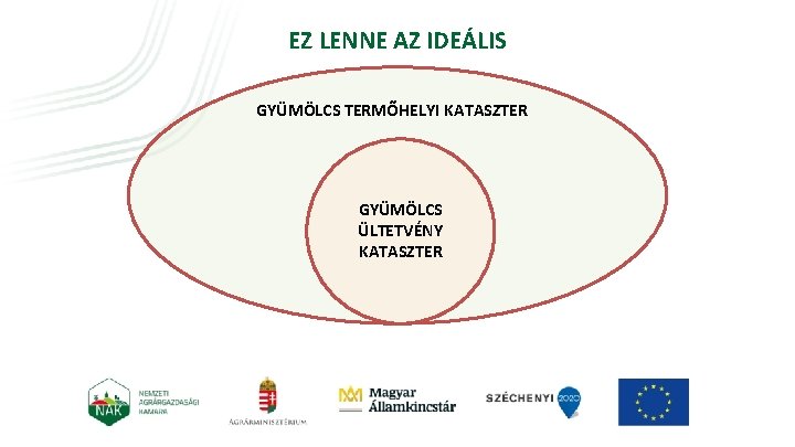 EZ LENNE AZ IDEÁLIS GYÜMÖLCS TERMŐHELYI KATASZTER GYÜMÖLCS ÜLTETVÉNY KATASZTER Csoportos tájékoztatókhoz aktualizált ppt-k