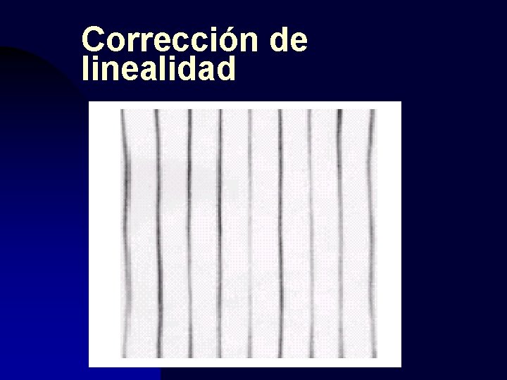 Corrección de linealidad 