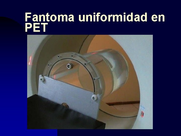 Fantoma uniformidad en PET 