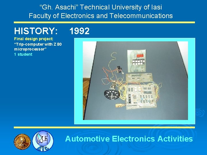 Gh Asachi Technical University Of Iasi Faculty Of