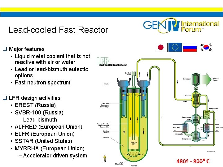 Lead-cooled Fast Reactor q Major features • Liquid metal coolant that is not reactive
