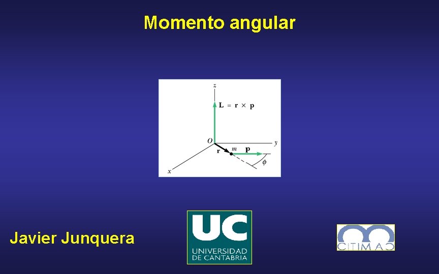 Momento angular Javier Junquera 