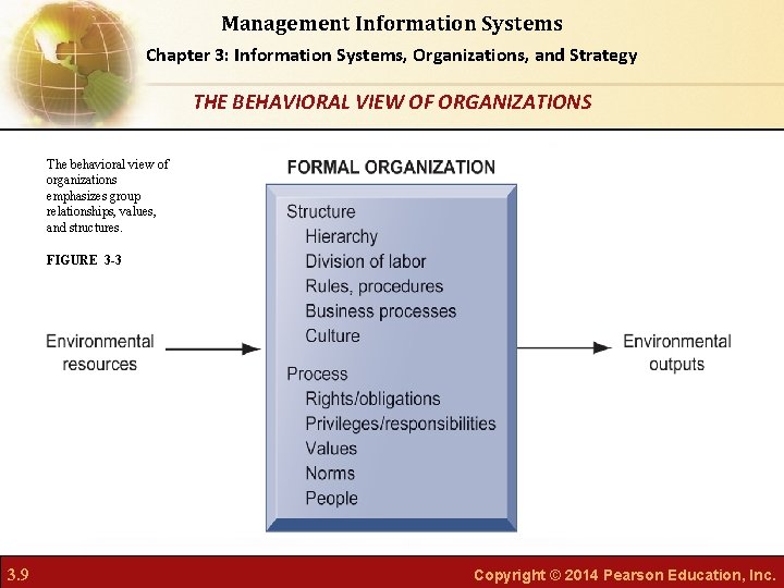 Management Information Systems Chapter 3: Information Systems, Organizations, and Strategy THE BEHAVIORAL VIEW OF