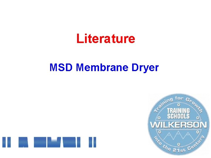 Literature MSD Membrane Dryer 