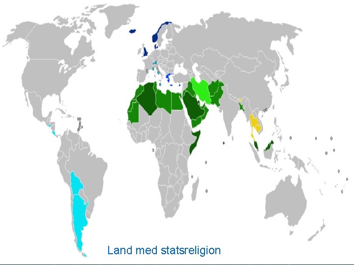 Land med statsreligion 