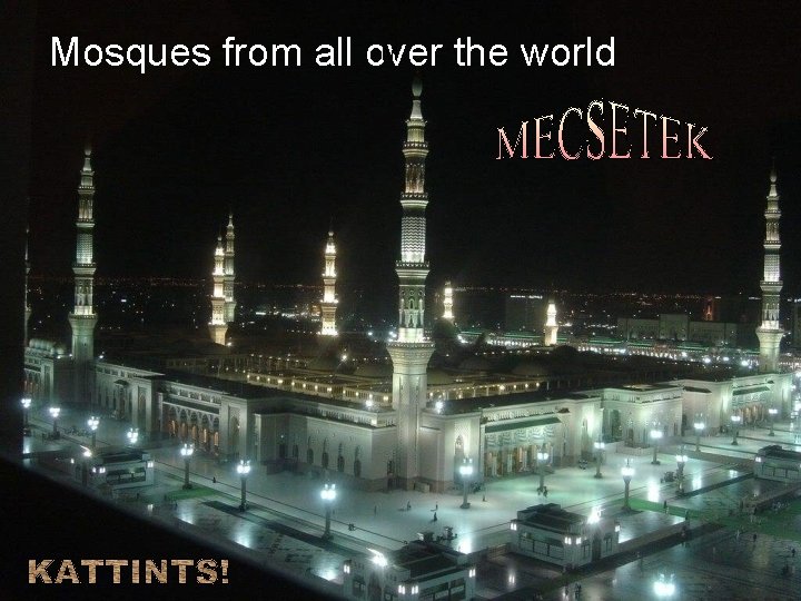 M Mosques from all over the world 