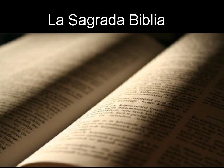 La Sagrada Biblia 