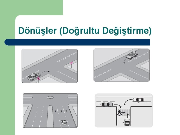 Dönüşler (Doğrultu Değiştirme) 