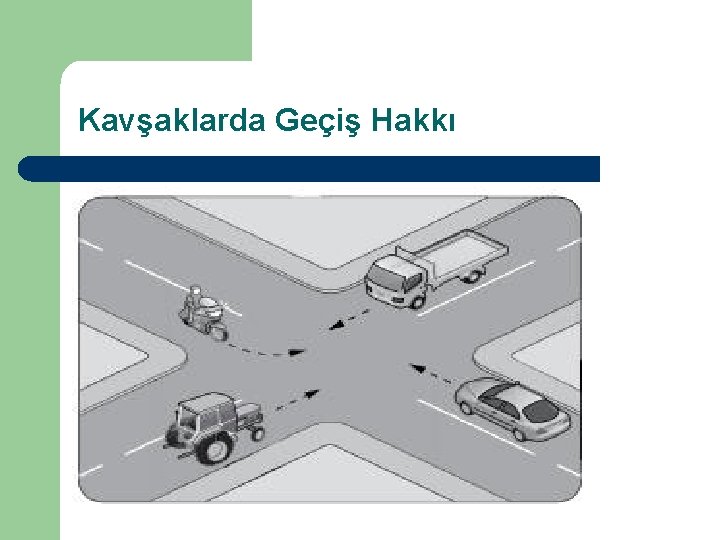 Kavşaklarda Geçiş Hakkı 