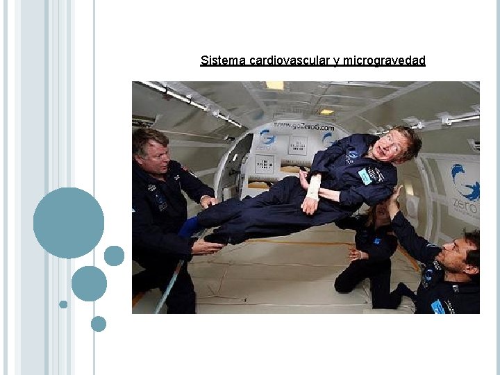 Sistema cardiovascular y microgravedad 