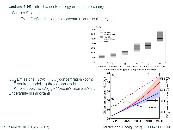 Lecture 1 -H 1: Introduction to energy and climate change - Climate Science -