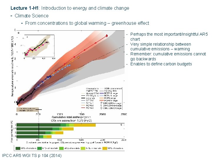 Lecture 1 -H 1: Introduction to energy and climate change - Climate Science - Lecture 1 -H 1: Introduction to energy and climate change - Climate Science -