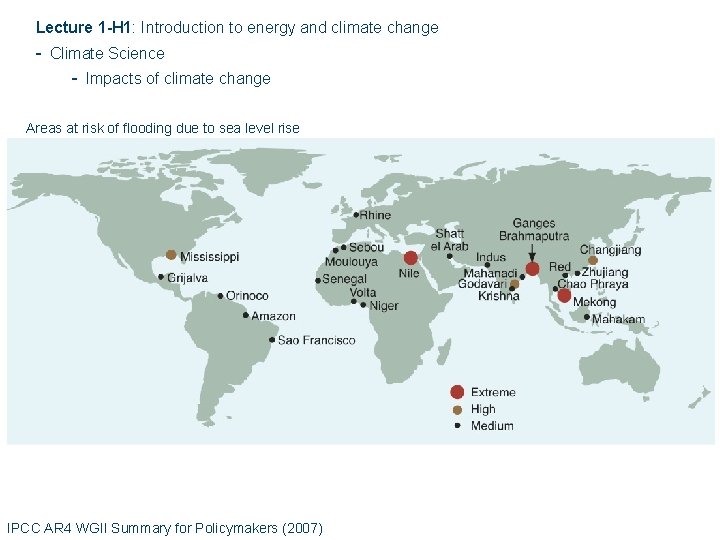 Lecture 1 -H 1: Introduction to energy and climate change - Climate Science -