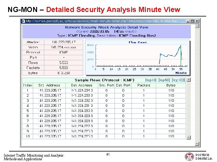NG-MON – Detailed Security Analysis Minute View Internet Traffic Monitoring and Analysis: Methods and