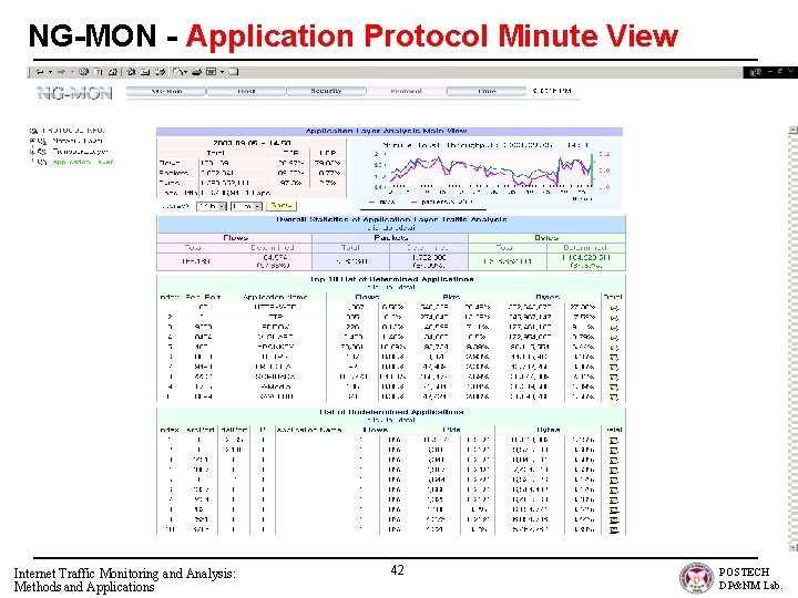 NG-MON - Application Protocol Minute View Internet Traffic Monitoring and Analysis: Methods and Applications