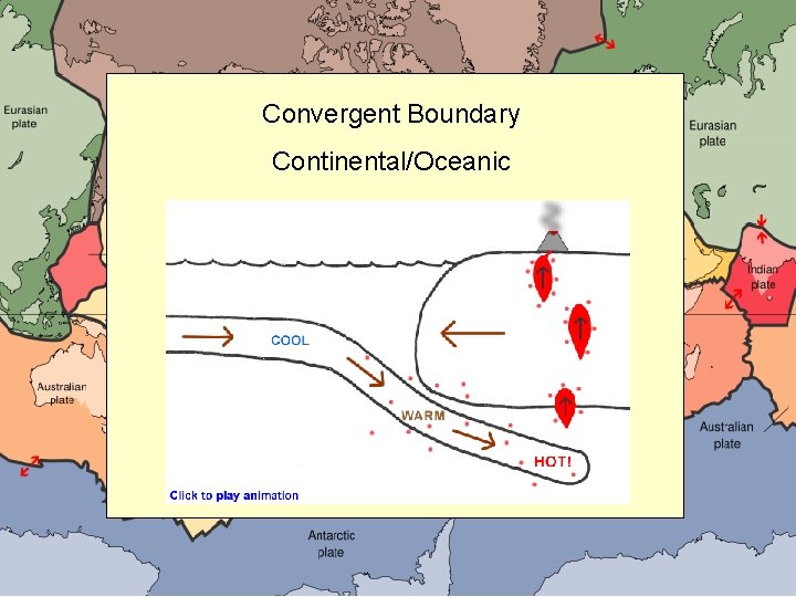 Convergent Boundary Continental/Oceanic 