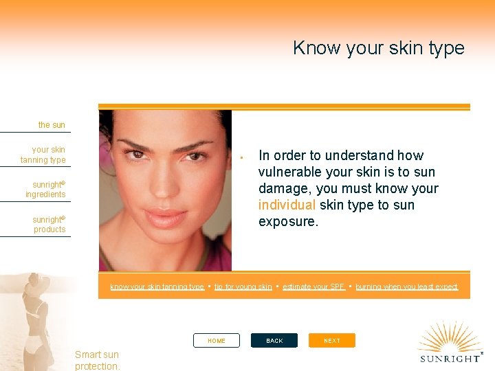 Know your skin type the sun your skin tanning type sunright® ingredients sunright® products