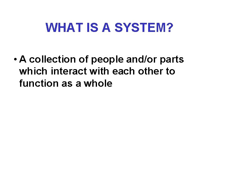Introduction to Systems Thinking and Causal Loops Todd