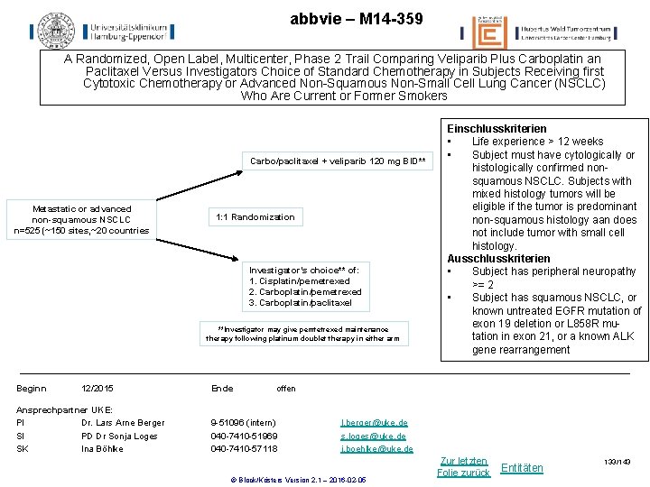 abbvie – M 14 -359 A Randomized, Open Label, Multicenter, Phase 2 Trail Comparing abbvie – M 14 -359 A Randomized, Open Label, Multicenter, Phase 2 Trail Comparing