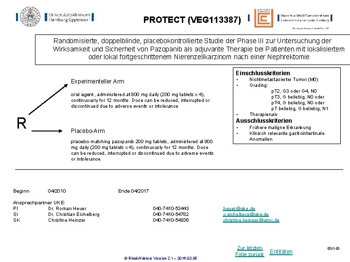 PROTECT (VEG 113387) Randomisierte, doppelblinde, placebokontrollierte Studie der Phase III zur Untersuchung der Wirksamkeit PROTECT (VEG 113387) Randomisierte, doppelblinde, placebokontrollierte Studie der Phase III zur Untersuchung der Wirksamkeit