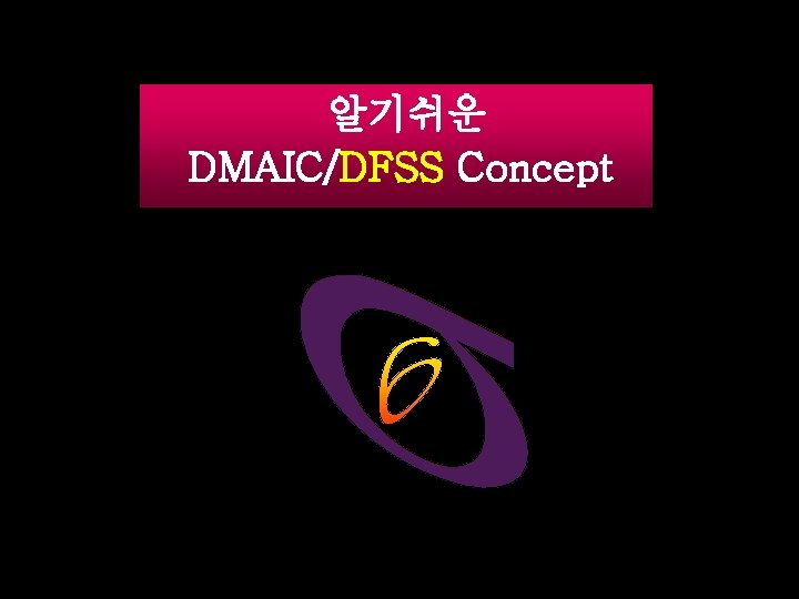 알기쉬운 DMAIC/DFSS Concept 