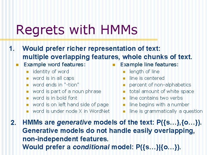 Information Extraction Rayid Ghani Ir Seminar 112800 What