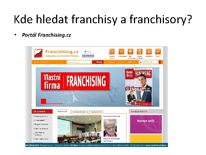 Kde hledat franchisy a franchisory? • Portál Franchising. cz 