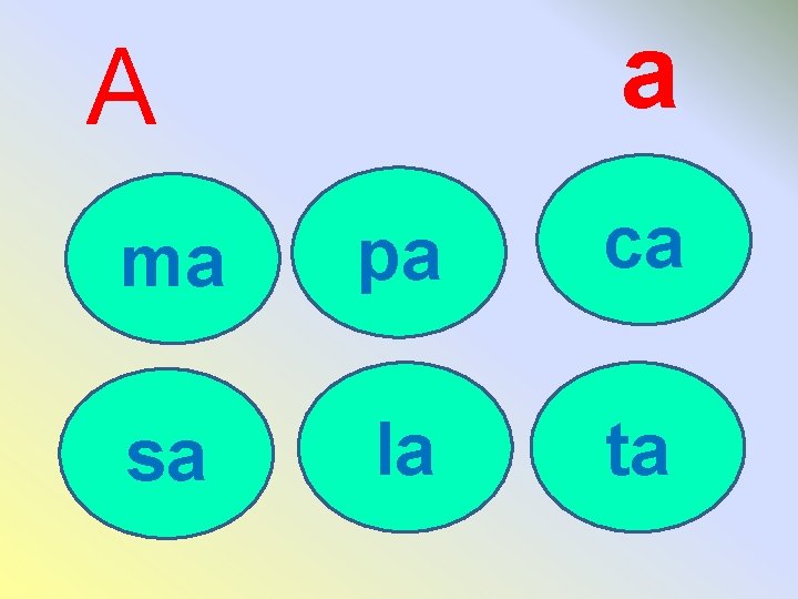 a A ma pa ca sa la ta 