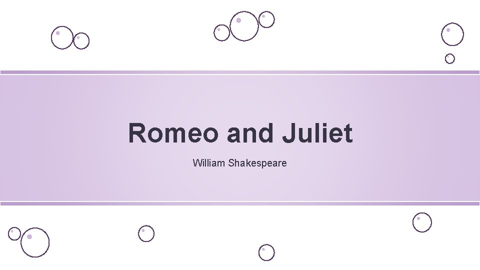 Romeo and Juliet William Shakespeare 