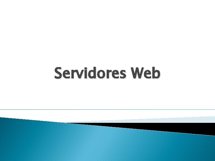 Servidores Web 